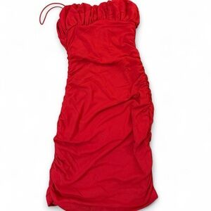 Red Princess Polly mini bodycon dress. Size 4.